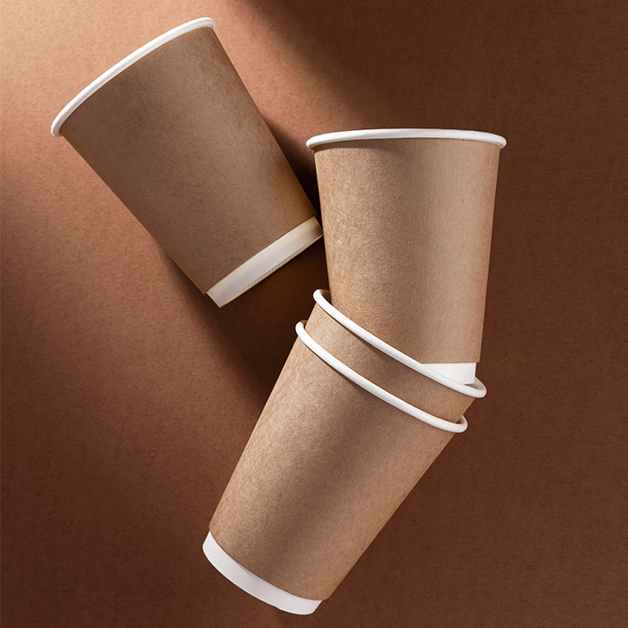 Beyaz Tabanlı Kahve Bardağı